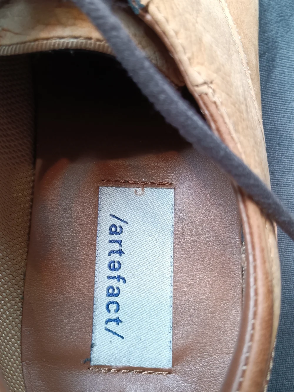 Men's Casual Tan Shoes Two Tone